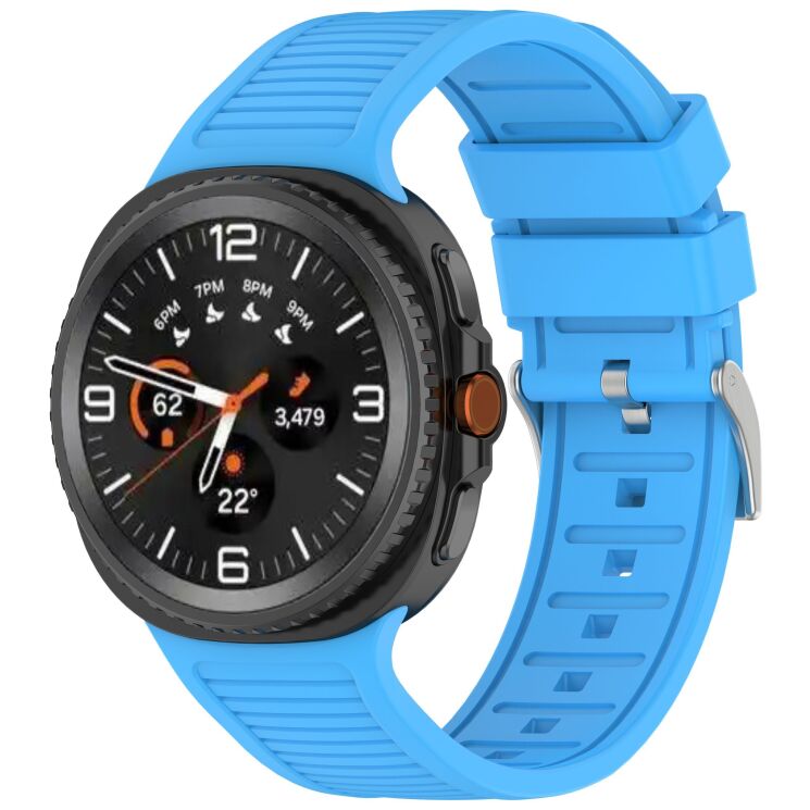 Ремінець Deexe Durable Strap для Samsung Galaxy Watch 8 (40/44mm) / 8 Classic - Sky Blue: фото 2 з 6
