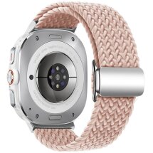 Ремешок Deexe Knitted Strap для Samsung Galaxy Watch Ultra (47mm) - Pink: фото 1 из 5