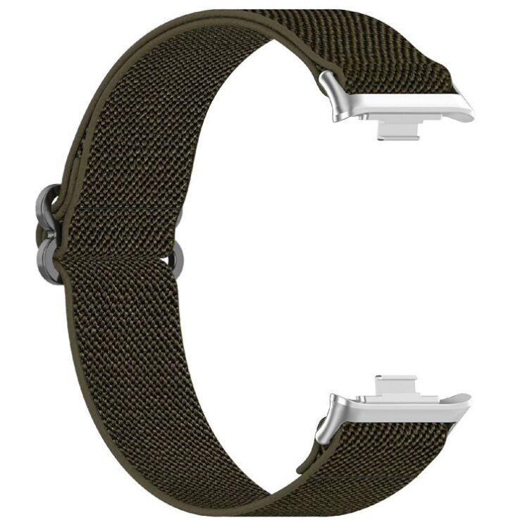 Ремінець Deexe Knitted Strap для Xiaomi Redmi Watch 4 / 5 / Mi Smart Band 8 Pro / Band 9 Pro - Army Green: фото 3 з 9