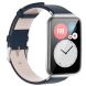 Ремінець Deexe Leather Strap для Huawei Watch Fit 2 - Blue (301504L). Фото 1 з 11
