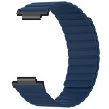 Ремінець Deexe Magnetic Band для Garmin CIRQA - Dark Blue: фото 1 з 3
