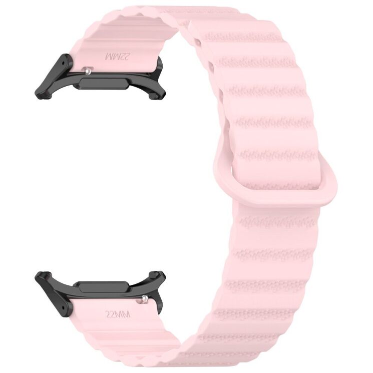 Ремешок Deexe Magnetic Strap для Samsung Galaxy Watch Ultra (47mm) - Pink: фото 3 из 7
