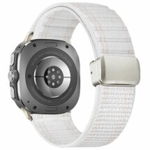 Ремешок Deexe Nylon Strap для Samsung Galaxy Watch Ultra (47mm) / Ultra (2025) - White: фото 1 из 5