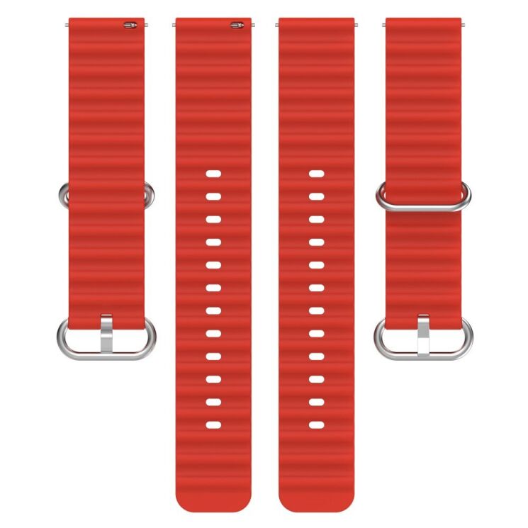 Ремешок Deexe Ocean Strap для часов с шириной крепления 22 мм - Red: фото 4 из 9