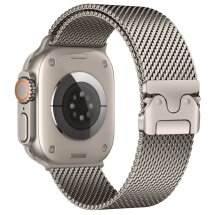 Ремешок Deexe Polaris Strap для Apple Watch 46 / 45 / 44 / SE 44 / 42 (Series 1-3) / Ultra / Ultra 2 - Titanium: фото 1 из 11