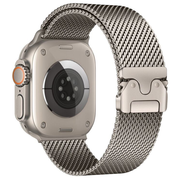 Ремешок Deexe Polaris Strap для Apple Watch 46 / 45 / 44 / SE 44 / 42 (Series 1-3) / Ultra / Ultra 2 - Titanium: фото 1 из 11