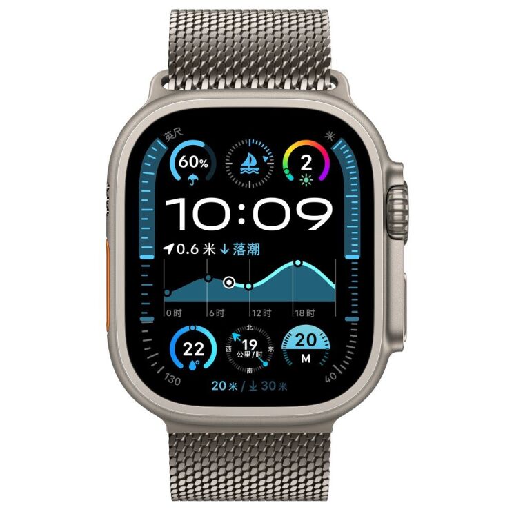 Ремешок Deexe Polaris Strap для Apple Watch 46 / 45 / 44 / SE 44 / 42 (Series 1-3) / Ultra / Ultra 2 - Titanium: фото 3 из 11