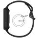 Ремінець Deexe Prime Strap для Samsung Galaxy Fit 3 - Black (349024B). Фото 7 з 7