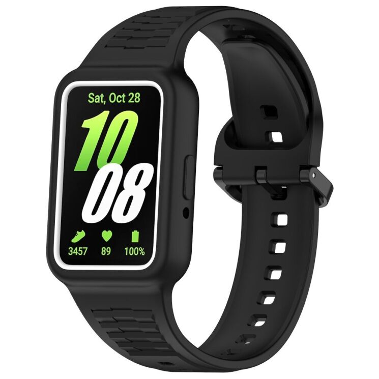Ремінець Deexe Prime Strap для Samsung Galaxy Fit 3 - Black: фото 1 з 7