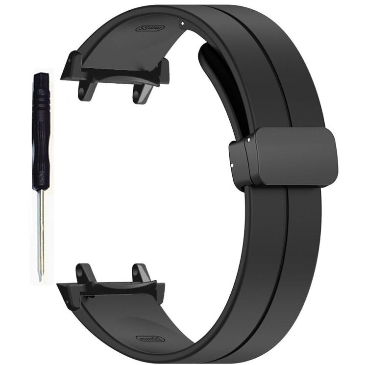 Ремінець Deexe Soft Line для Xiaomi Amazfit T-ReX 3 - Black: фото 1 з 3