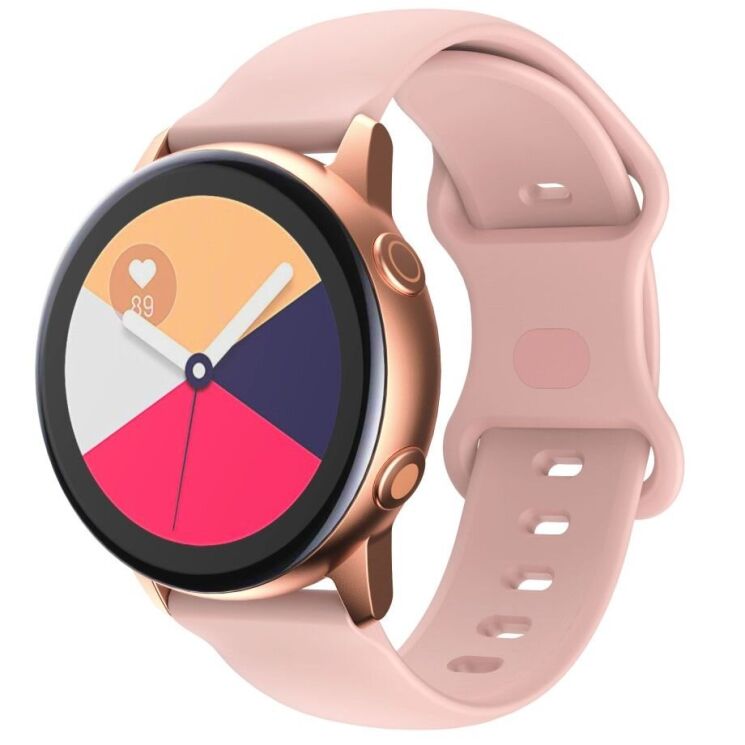 Ремешок Deexe Soft Silicone для Huawei Watch 3 / Watch 3 Pro - Pink: фото 3 из 6