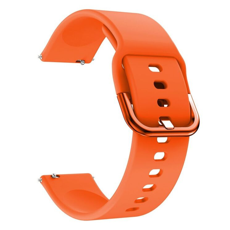 Ремешок Deexe Soft Silicone для&nbsp; Samsung Galaxy Watch 3 (45mm) - Orange: фото 2 из 4