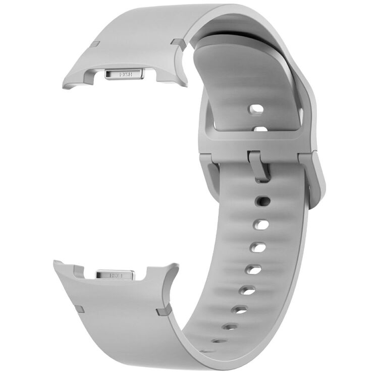 Ремінець Deexe Soft Silicone для Samsung Galaxy Watch 8 (40/44mm) / 8 Classic - Grey: фото 3 з 6