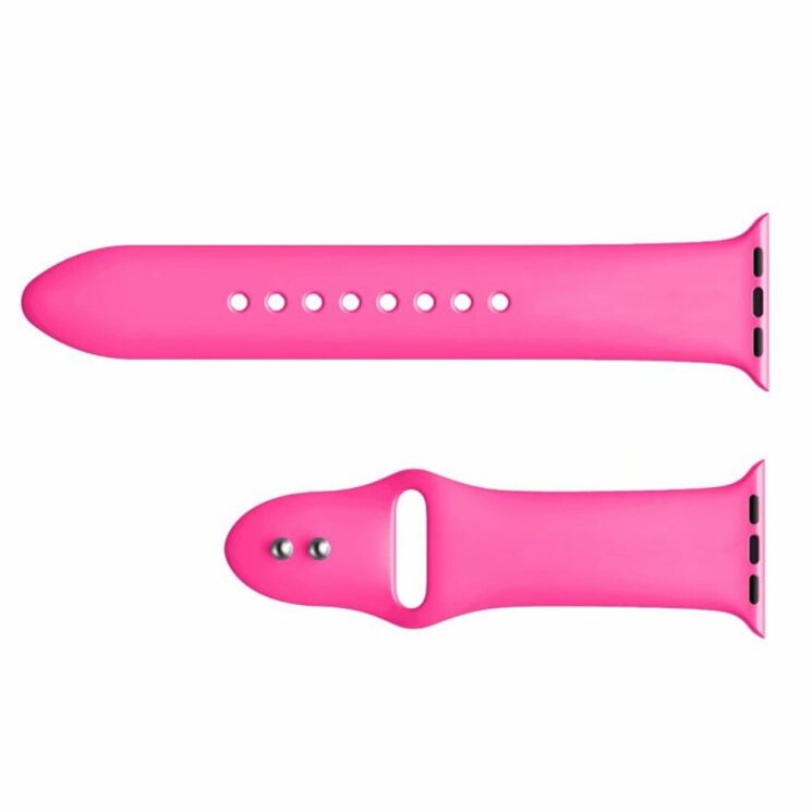Ремешок Deexe Soft Touch для Apple Watch 46 / 45 / 44 / SE 44 / 42 (Series 1-3) / Ultra / Ultra 2 - Rose: фото 3 из 3
