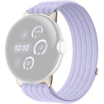 Ремешок Deexe Soft Weave для Google Pixel Watch 4 / 3 / 2 / 1 (41mm) - Purple: фото 1 из 5