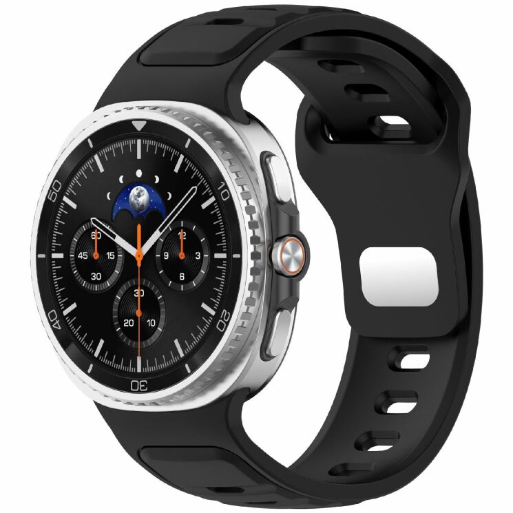 Ремешок Deexe Sport Band для Samsung Galaxy Watch 8 (40/44mm) / 8 Classic - Black: фото 2 из 6
