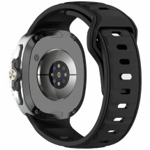 Ремінець Deexe Sport Band для Samsung Galaxy Watch 8 (40/44mm) / 8 Classic - Black: фото 1 з 6