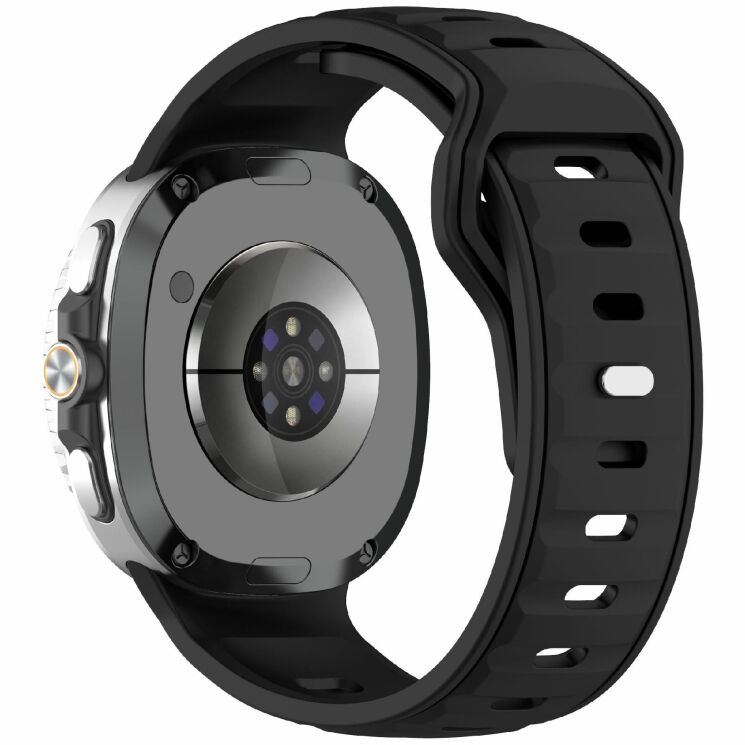 Ремешок Deexe Sport Band для Samsung Galaxy Watch 8 (40/44mm) / 8 Classic - Black: фото 1 из 6