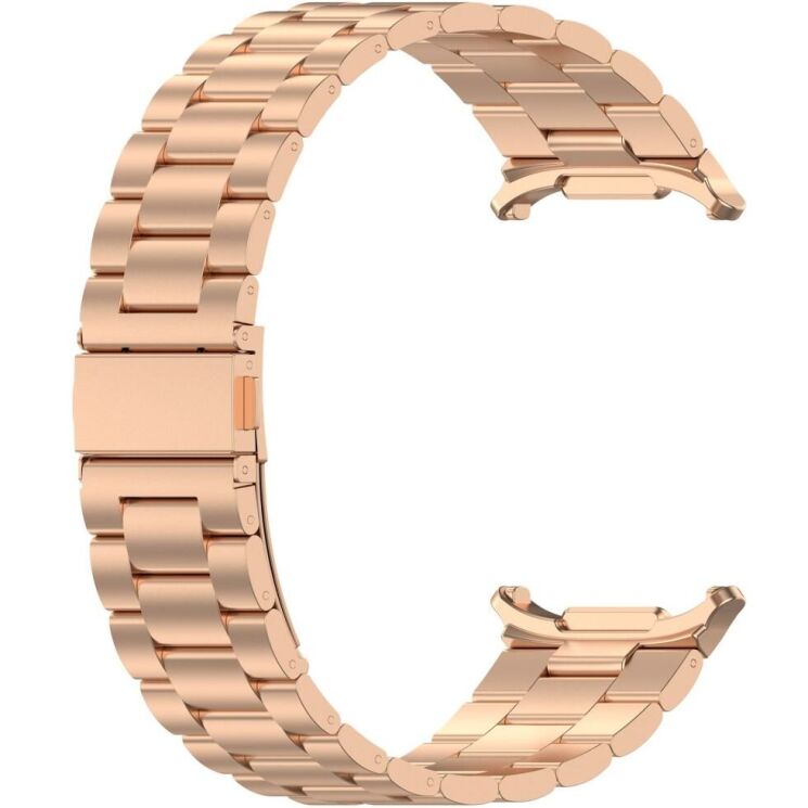 Ремешок Deexe Stainless Steel для Samsung Galaxy Watch Ultra (47mm) - Rose Gold: фото 2 из 9