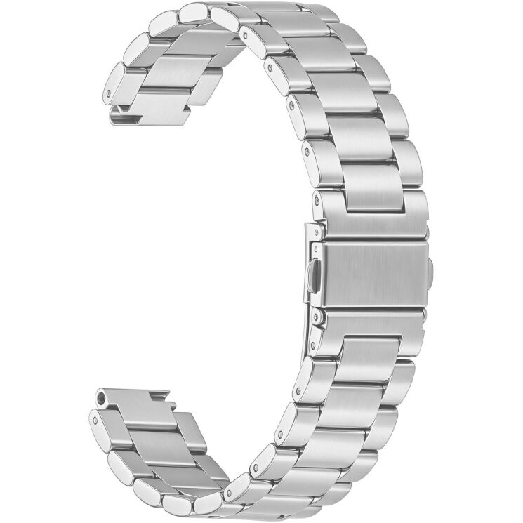 Ремешок Deexe Steel Strap для Garmin CIRQA - Silver (362604S) Ремешок Deexe Steel Strap для Garmin CIRQA - Silver: фото 3 из 7