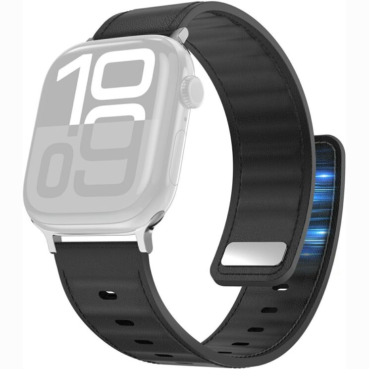 Ремешок для часов AHASTYLE Signature Touch для Apple Watch 46 / 45 / 44 / SE 44 / 42 (Series 1-3) / Ultra / Ultra 2 / Ultra 3 - Black (364538B) Ремешок для часов AHASTYLE Signature Touch для Apple Watch 46 / 45 / 44 / SE 44 / 42 (Series 1-3) / Ultra / Ultra 2 / Ultra 3 - Black: фото 1 из 8