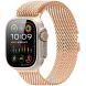 Ремешок DUX DUCIS Milanese Air Series для Apple Watch 46 / 45 / 44 / SE 44 / 42 (Series 1-3) / Ultra / Ultra 2 - Rose Gold (364226RG). Фото 2 из 12