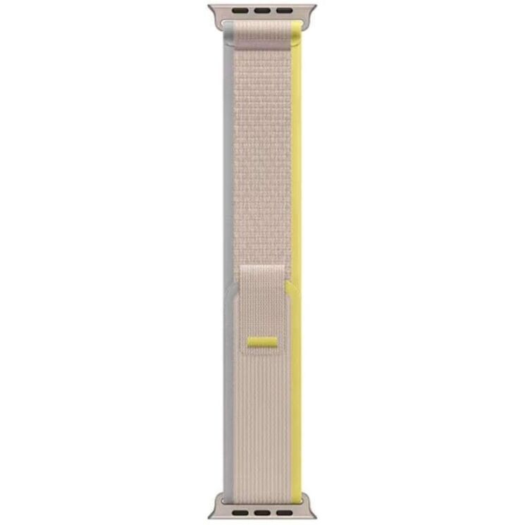 Ремінець Hoco WA14 для Apple Watch 42 (Series 10) / 41 / 40 / SE 40 / 38 - Yellow / White: фото 4 з 7