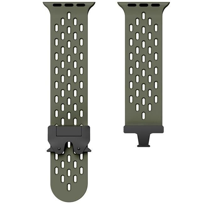 Ремешок KALEBOL Astra Strap для Apple Watch 46 / 45 / 44 / SE 44 / 42 (Series 1-3) / Ultra / Ultra 2 - Army Green: фото 4 из 9