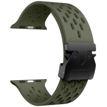 Ремешок KALEBOL Astra Strap для Apple Watch 46 / 45 / 44 / SE 44 / 42 (Series 1-3) / Ultra / Ultra 2 - Army Green: фото 1 из 9