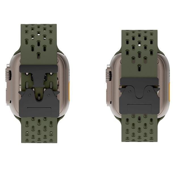Ремешок KALEBOL Astra Strap для Apple Watch 46 / 45 / 44 / SE 44 / 42 (Series 1-3) / Ultra / Ultra 2 - Army Green: фото 5 из 9