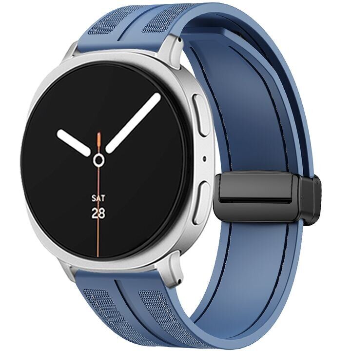 Ремешок KALEBOL Magnetic Nylon Band для Samsung Galaxy Watch 8 (40/44mm) / 8 Classic - Baby Blue: фото 2 из 6