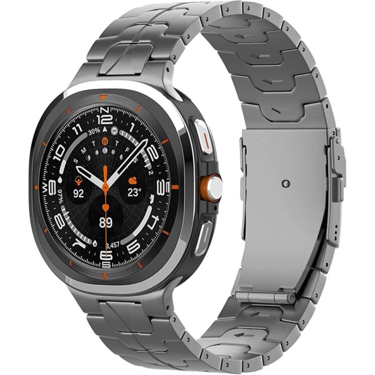 Ремешок Reframe Titanium Band для Samsung Galaxy Watch 8 (40/44mm) / 8 Classic - Grey: фото 2 из 6