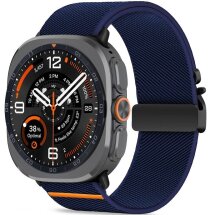 Ремінець Tech-Protect Nylon Clasp для Samsung Galaxy Watch Ultra 2 / Ultra / Ultra (2025) 5906302325818 - Navy: фото 1 з 9