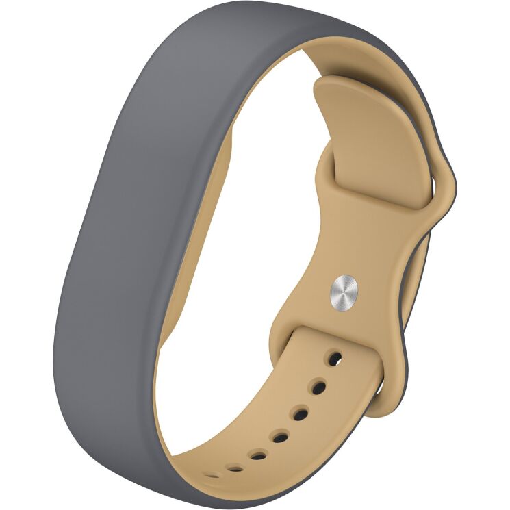 Ремешок UniCase Original Style для Google Fitbit Air - Grey / Yellow (258019HY) Ремешок UniCase Original Style для Google Fitbit Air - Grey / Yellow: фото 1 из 6