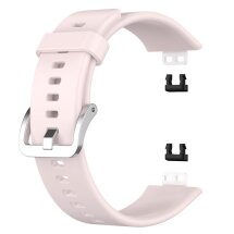 Ремінець UniCase Silicone Strap для Huawei Watch Fit - Pink: фото 1 з 3