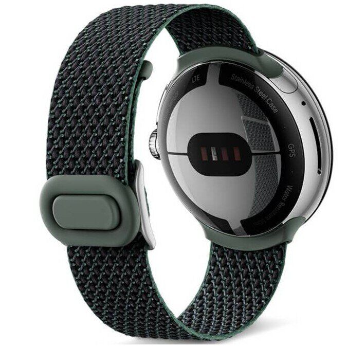 Ремешок Woven Band для Google Pixel Watch / Watch 2 / Watch 3 / Watch 4 (41mm) GA03270 - Ivy: фото 4 из 5