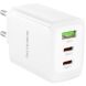 Сетевое зарядное устройство BOROFONE BN32 65W (2Type-C + USB) - White (995624W). Фото 2 из 9