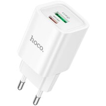 Сетевое зарядное устройство Hoco C149A PD30W + QC3.0 - White: фото 1 из 7