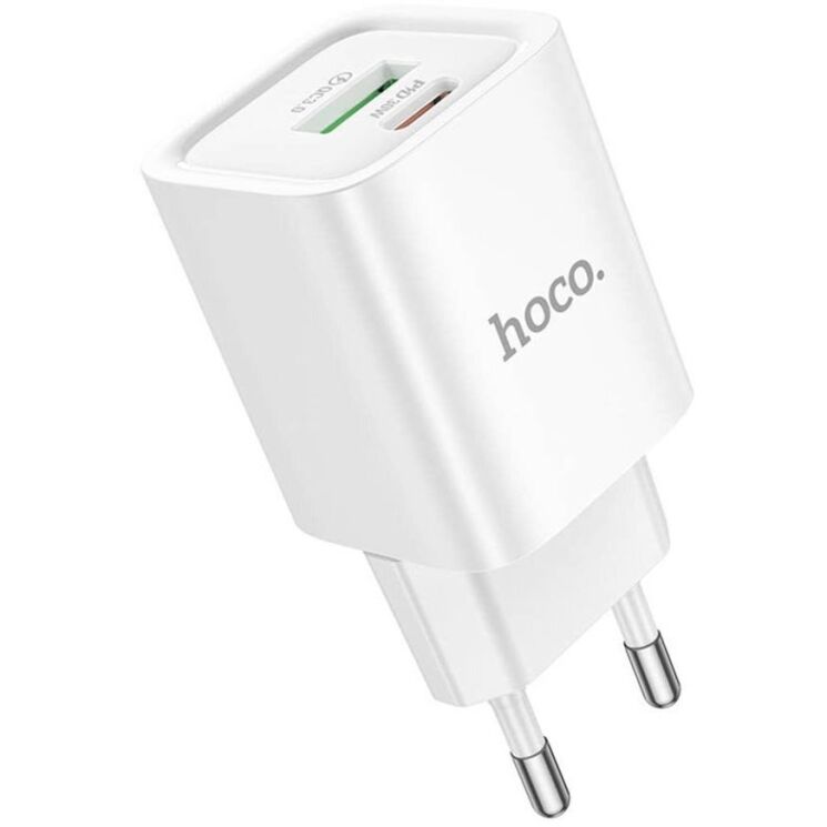 Сетевое зарядное устройство Hoco C149A PD30W + QC3.0 - White: фото 3 из 7