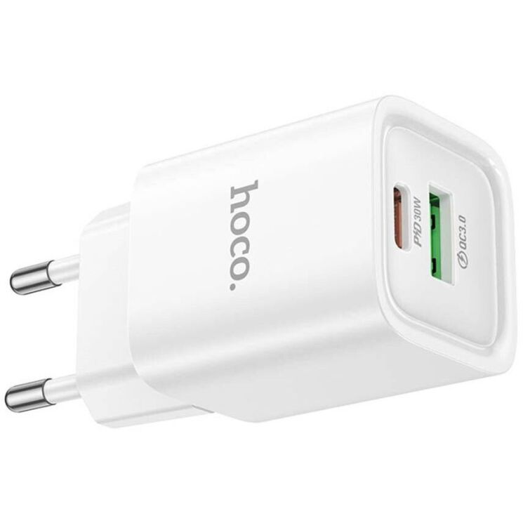 Сетевое зарядное устройство Hoco C149A PD30W + QC3.0 - White: фото 5 из 7