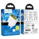 Сетевое зарядное устройство Hoco CS42A PD30W + QC3.0 + кабель Type-C to Lightning - White (960144W). Фото 5 из 7
