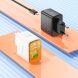 Сетевое зарядное устройство Hoco CS42A PD30W + QC3.0 + кабель Type-C to Lightning - Black (960144B). Фото 5 из 6