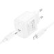 Сетевое зарядное устройство Hoco CS53A Surplus PD25W + кабель Type-C to Lightning - White (960115W). Фото 3 из 8
