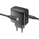 Сетевое зарядное устройство Hoco CS63A Bright PD65W (USB + Type-C) + кабель Type-C to Type-C - Black (960210B). Фото 4 из 9