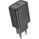 Мережевий зарядний пристрій Hoco N62 PD30W (Type-C) - Black (960235B). Фото 2 з 5