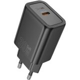 Мережевий зарядний пристрій Hoco N62 PD30W (Type-C) - Black: фото 1 з 5