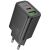 Сетевое зарядное устройство Hoco N63 PD30W + QC3.0 (USB + Type-C) - Black: фото 1 из 5