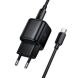 Сетевое зарядное устройство Hoco N84 PD45W + кабель Type-C to Type-C - Black (996003B). Фото 5 из 9