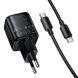 Сетевое зарядное устройство Hoco N84 PD45W + кабель Type-C to Type-C - Black (996003B). Фото 6 из 9