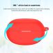 Силиконовый чехол Deexe Silicone Cover для Realme Buds Air 5 Pro - White (369500W). Фото 2 из 5